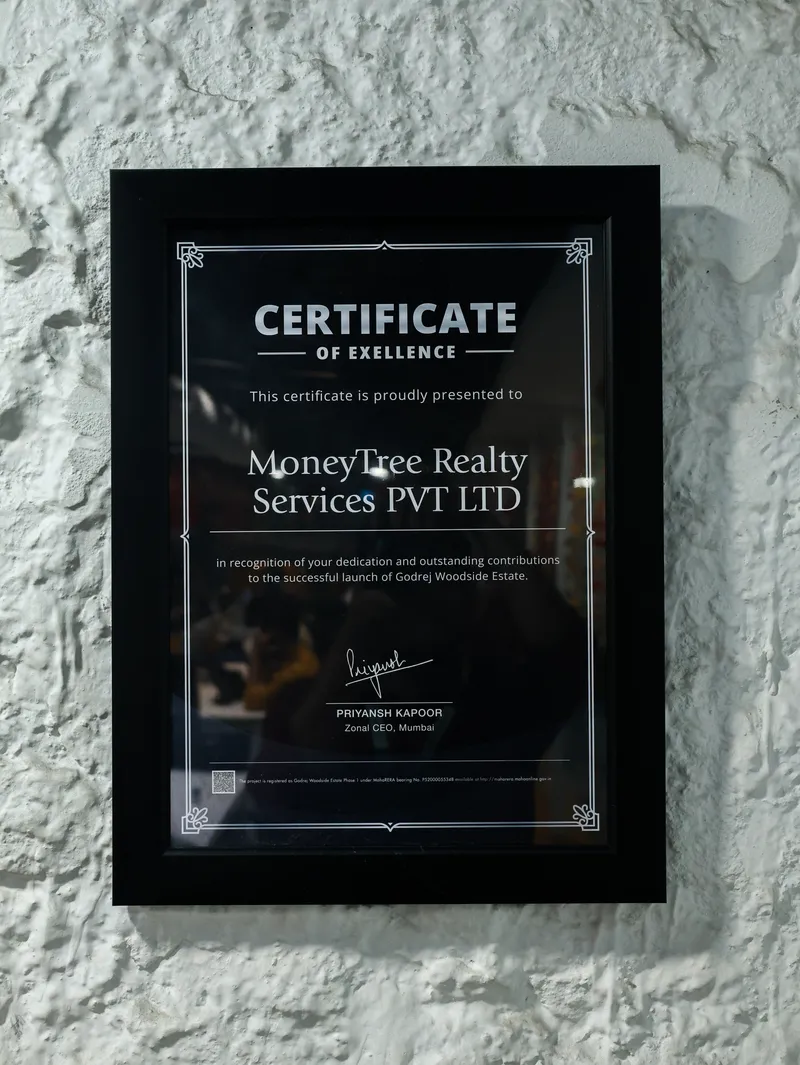 Certificate of Excellence - Woodside - Godrej Properties