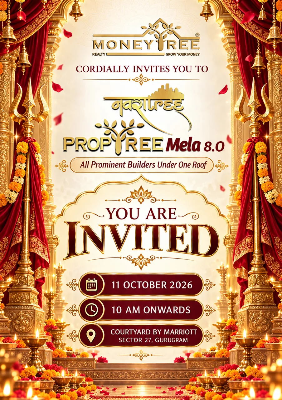 You are invited to Navratri PropTree Mela 8.0 on 11 October 2026, 10 AM onwards, at Courtyard by Marriott, Sector 27, Gurgaon