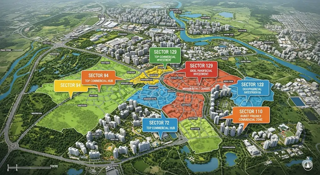 Top Commercial Property in Noida for Sale | Buy Office & Retail Spaces