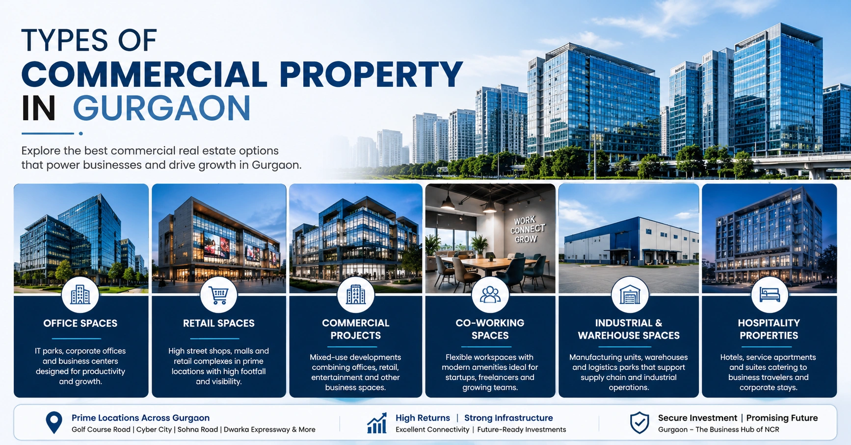 Image for Complete Guide to Commercial Property Investment in Gurgaon
