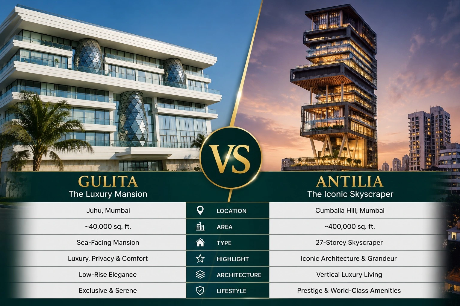 Gulita vs Antilia