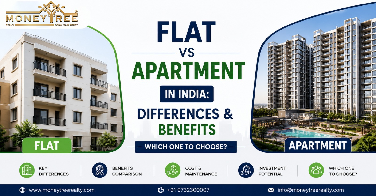 Flat vs Apartment in India: Differences & Benefits