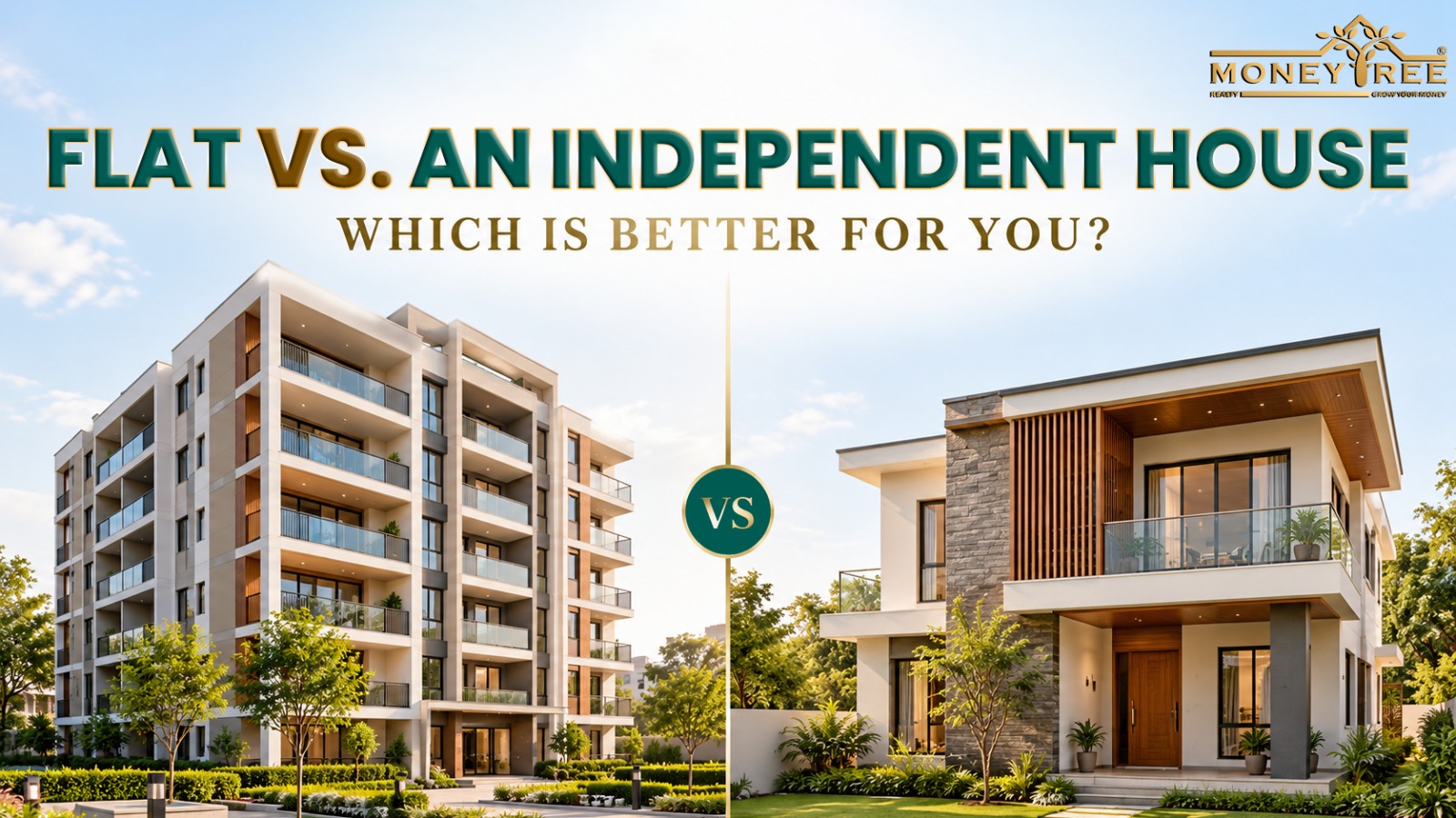 Buying a Flat vs. an Independent House: Which Is Better for Homebuyers?