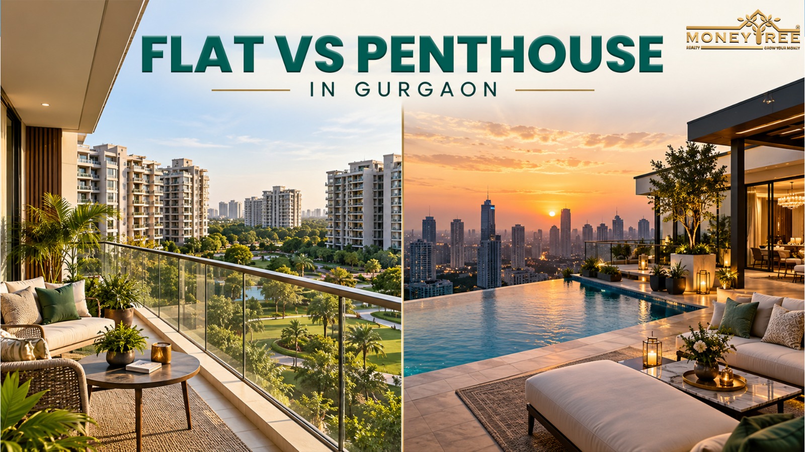 Flat vs Penthouse in Gurgaon: Which Property Type Is Right for You?