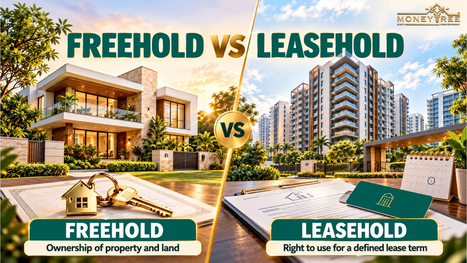 Freehold vs Leasehold Property: Key Differences, Pros, Cons & Which Is Better?