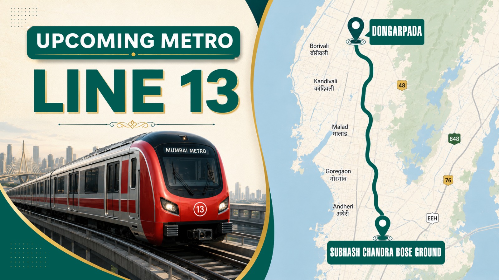 Mumbai Metro Line 13 Approved: Route, Stations, Cost & Real Estate Impact on Thane-Palghar