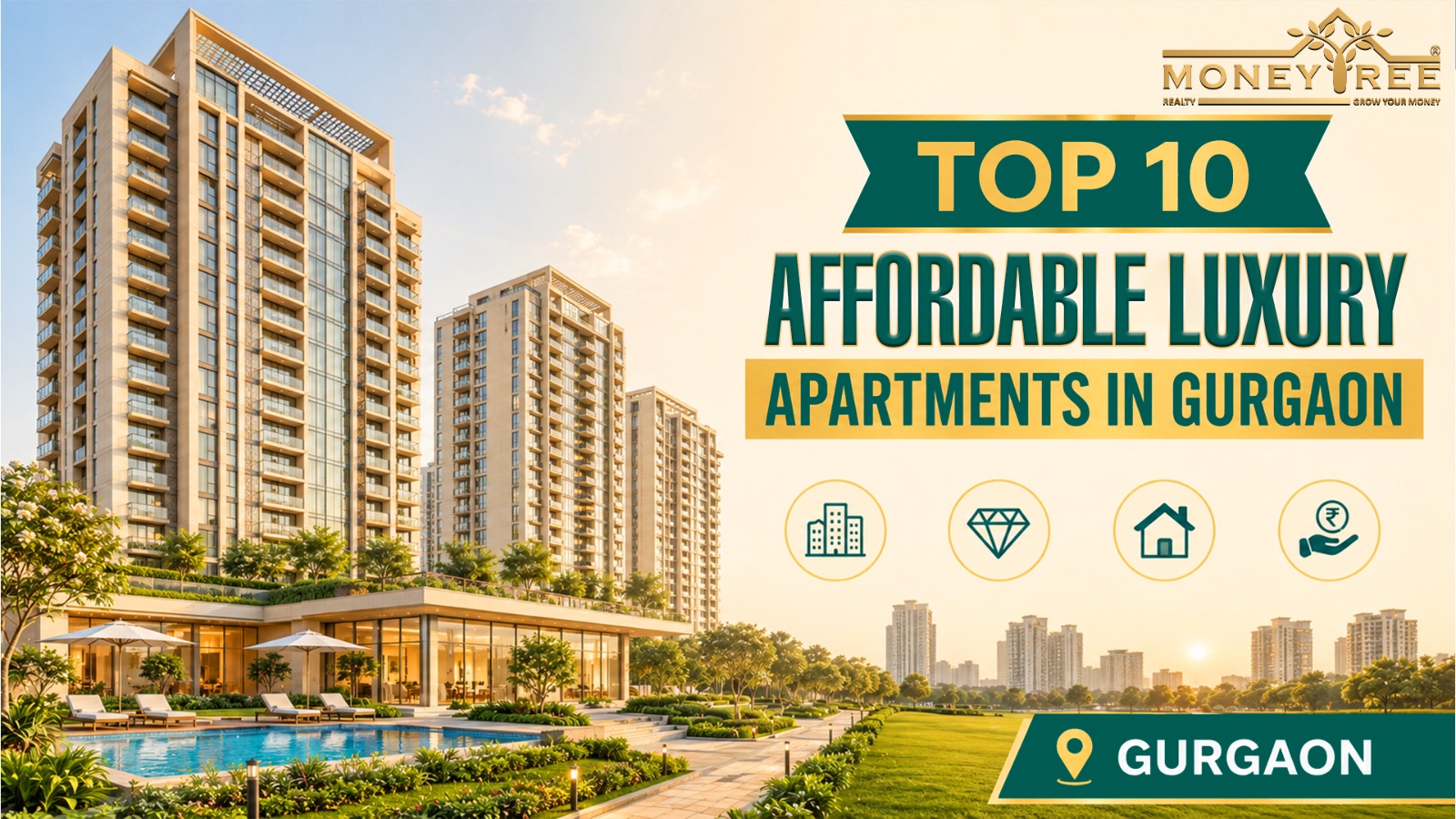 Top 10 Affordable Luxury Apartments in Gurgaon 