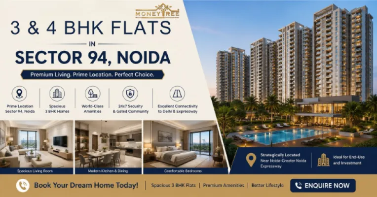 3 & 4 BHK Flats for Sale in Sector 94 Noida