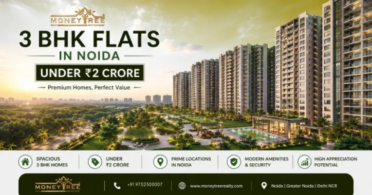 3 BHK Flats in Noida Under 2 Crore