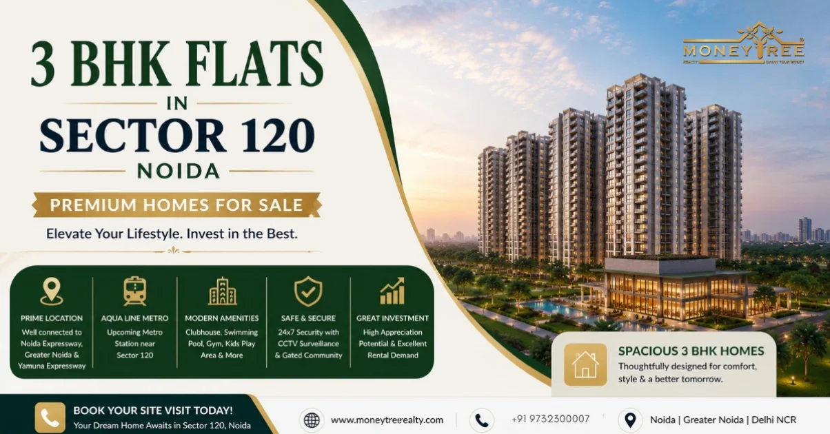 Best 3 BHK Flats in Sector 120 Noida: Top Projects, Prices & Investment Guide