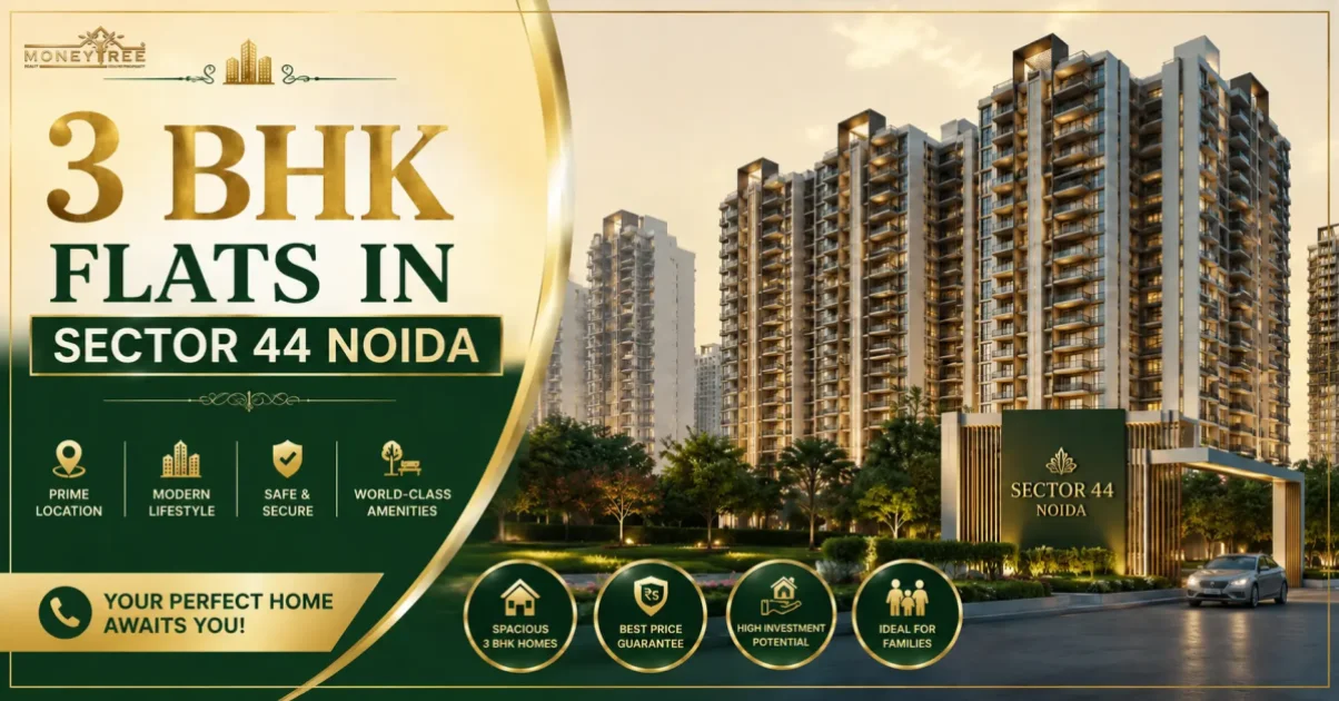 3 BHK Flats in Sector 44 Noida: Best Luxury Projects, Prices & Buying Guide 