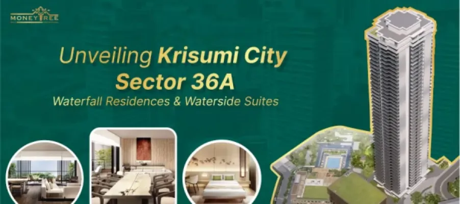 Krisumi City Sector 36A Gurgaon Waterfall Residences Waterside Suites