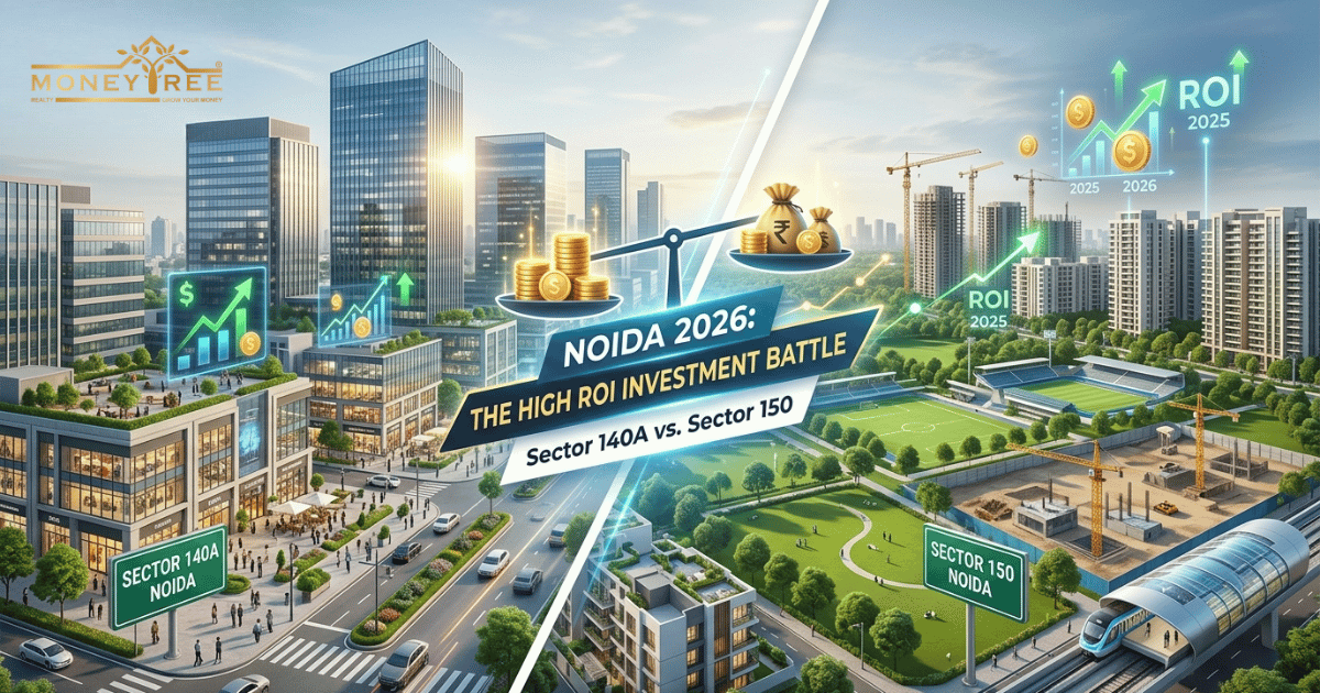 Sector 140A Noida vs. Sector 150 Noida: Where Should You Park Your Capital for the Highest 2026 ROI?